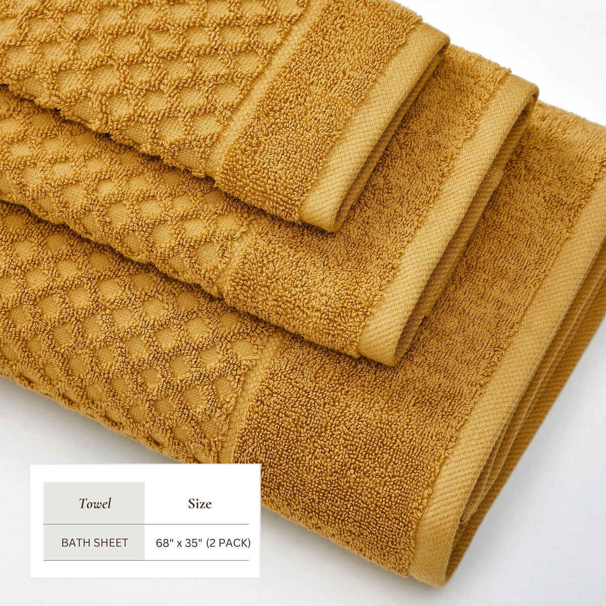 Grayson Cotton Diamond Bath Towel Collection