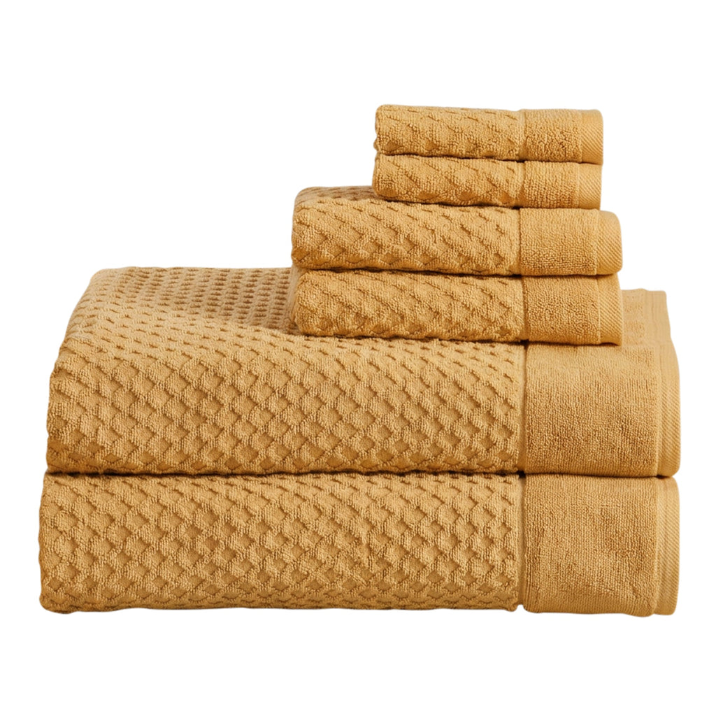 Grayson Cotton Diamond Bath Towel Collection