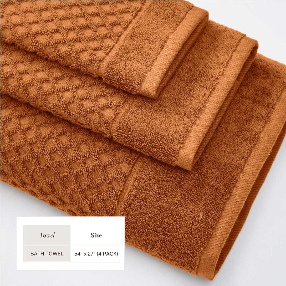 Grayson Cotton Diamond Bath Towel Collection
