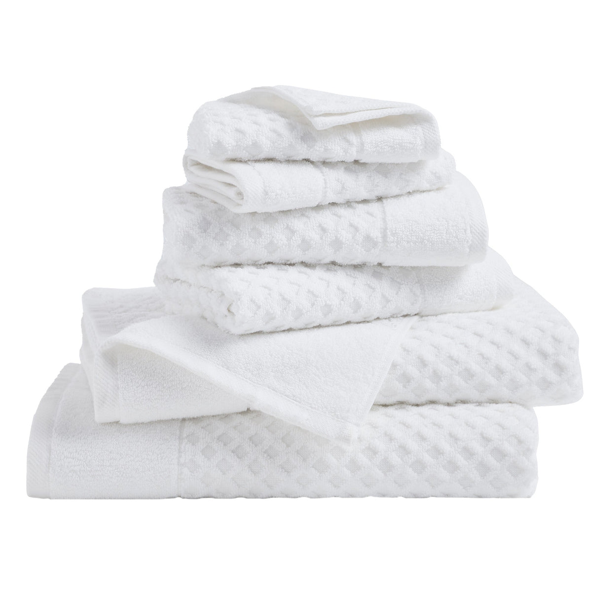 Grayson Cotton Diamond Bath Towel Collection