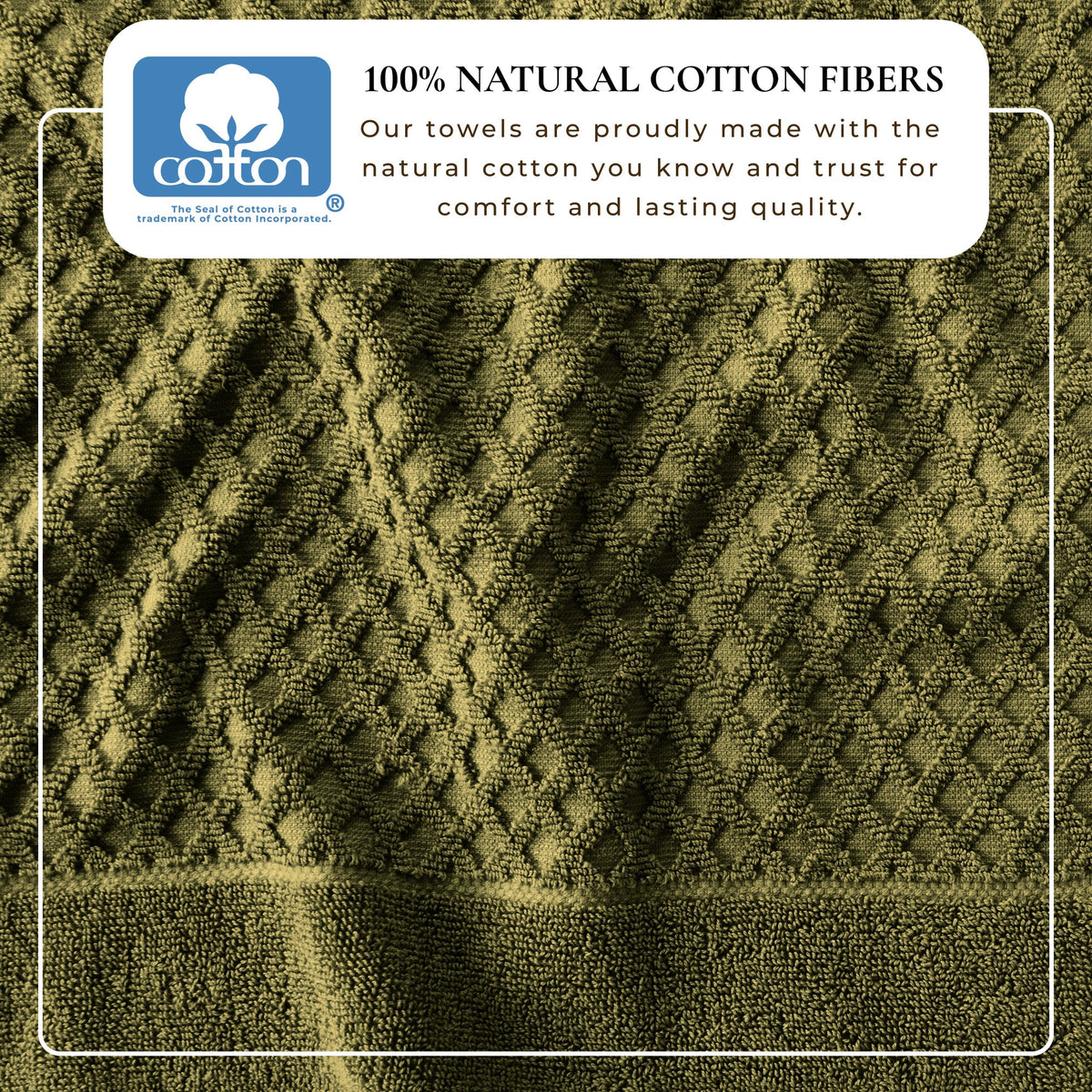 Grayson Cotton Diamond Bath Towel Collection