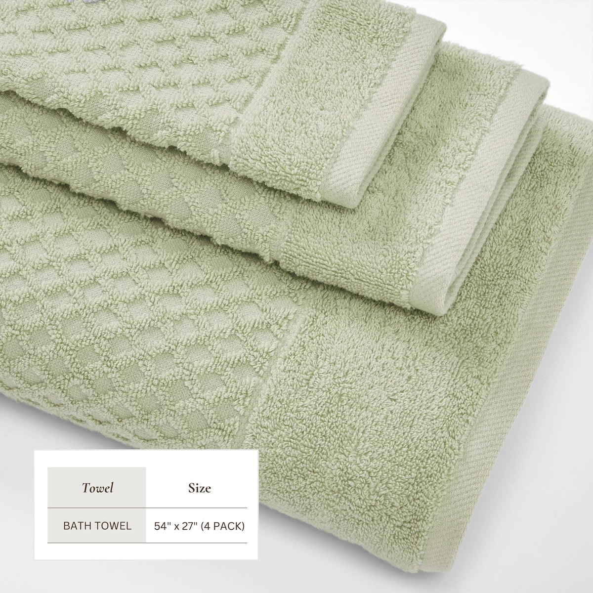 Grayson Cotton Diamond Bath Towel Collection