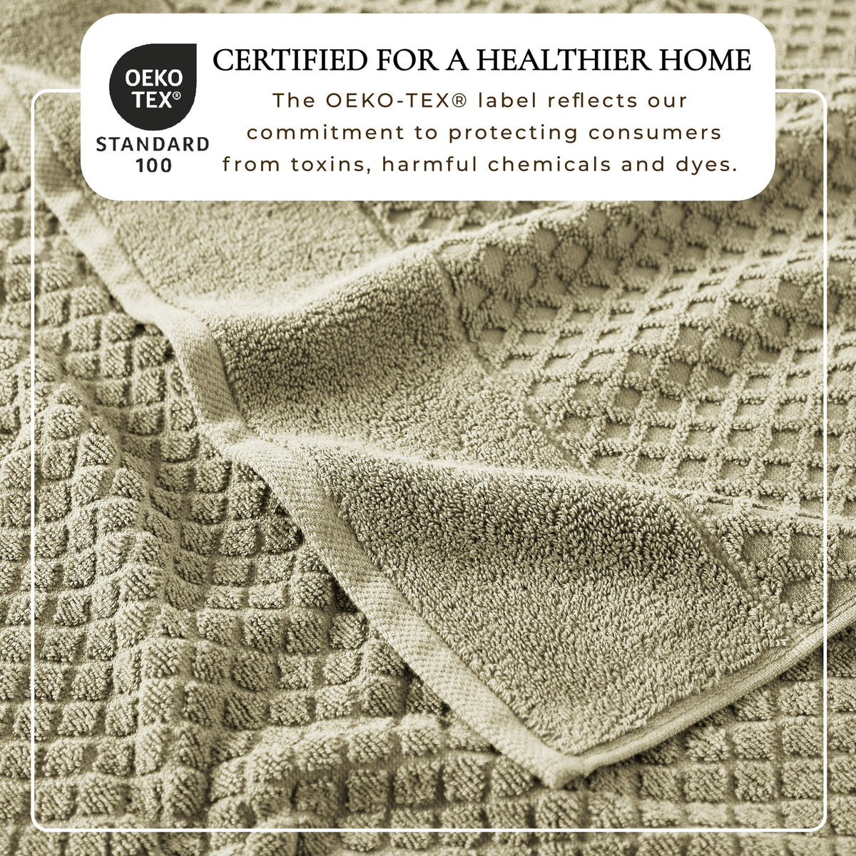 Grayson Cotton Diamond Bath Towel Collection