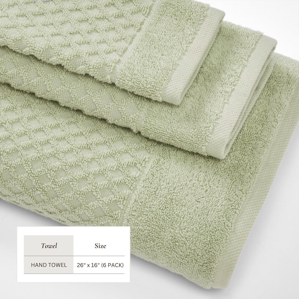 Grayson Cotton Diamond Bath Towel Collection