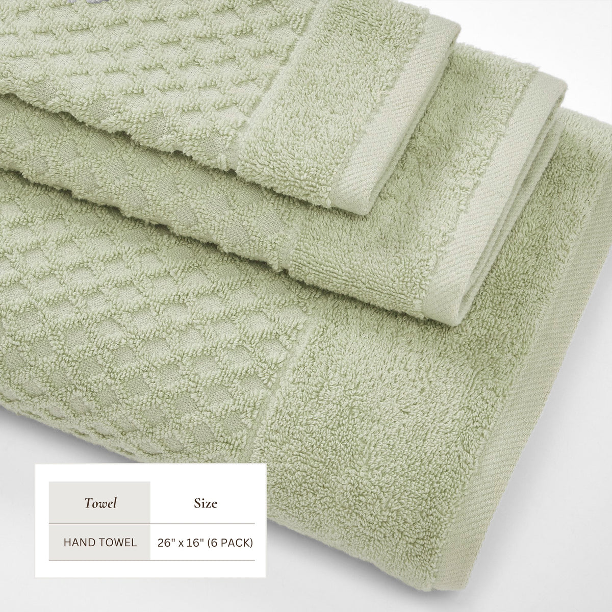 Grayson Cotton Diamond Bath Towel Collection