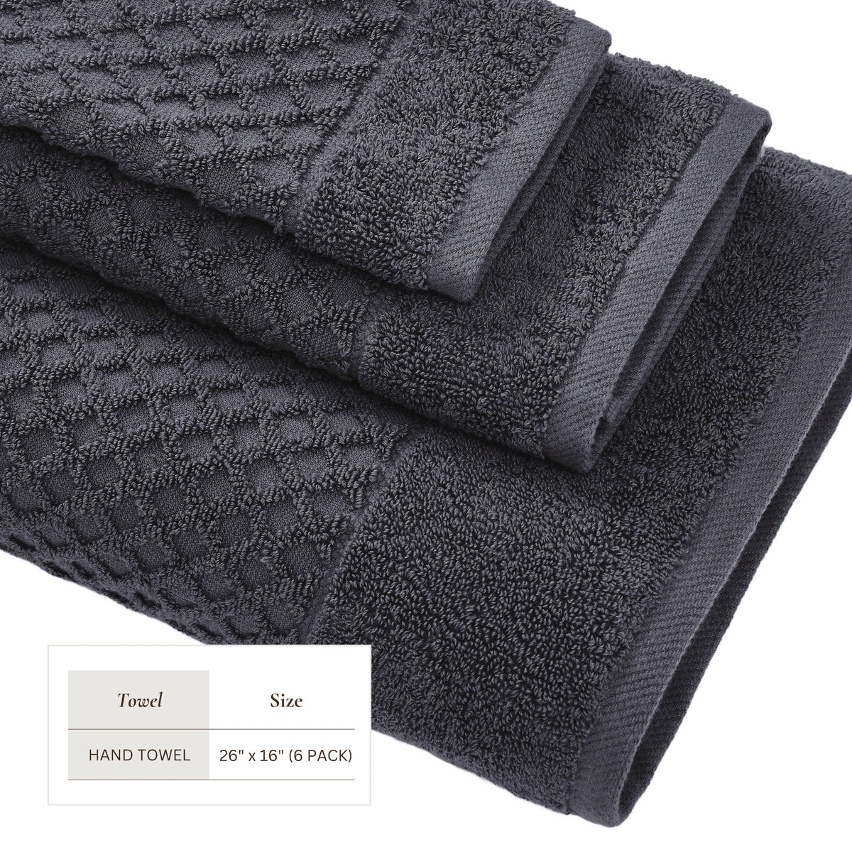 Grayson Cotton Diamond Bath Towel Collection