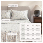 Turkish Cotton Floral  Flannel Sheet Set