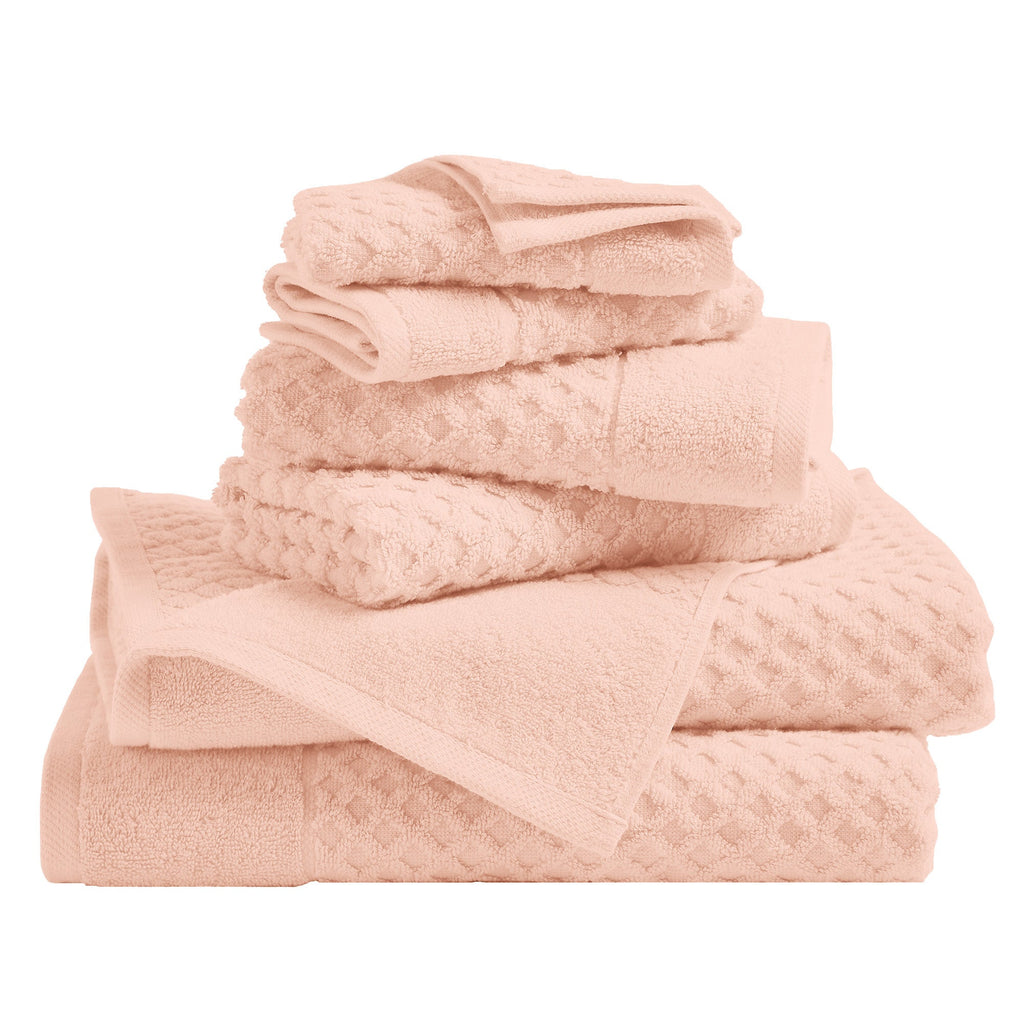 Grayson Cotton Diamond Bath Towel Collection