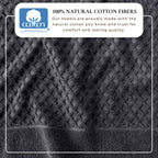Grayson Cotton Diamond Bath Towel Collection