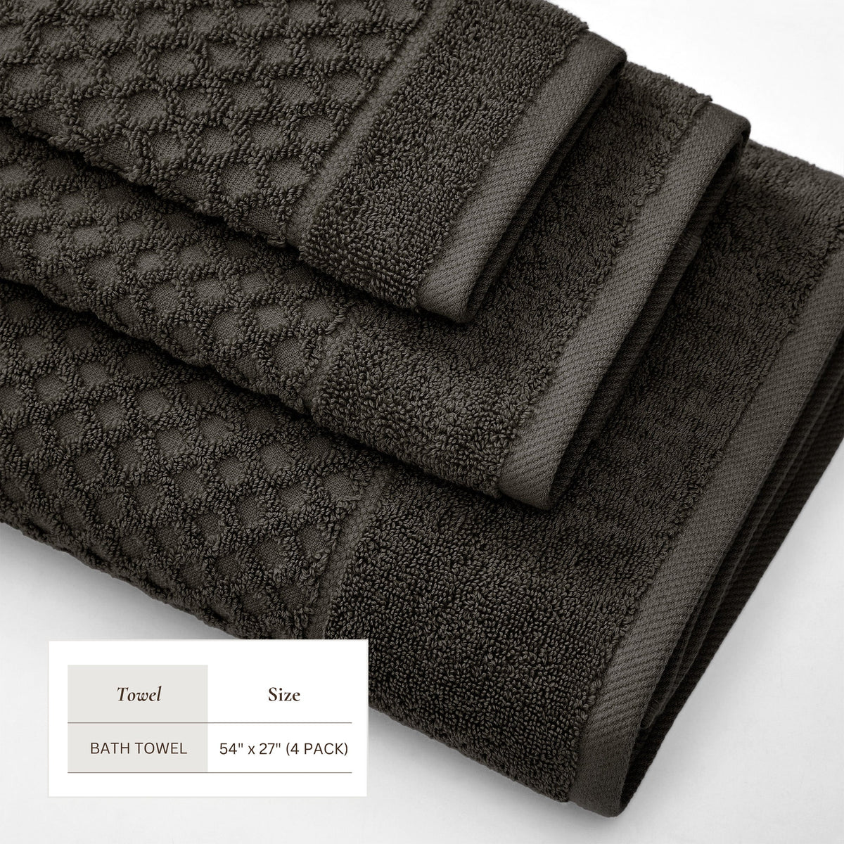 Grayson Cotton Diamond Bath Towel Collection
