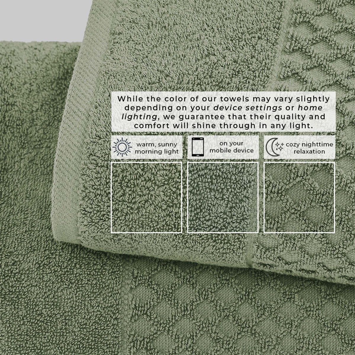 Grayson Cotton Diamond Bath Towel Collection