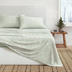Turkish Cotton Floral  Flannel Sheet Set