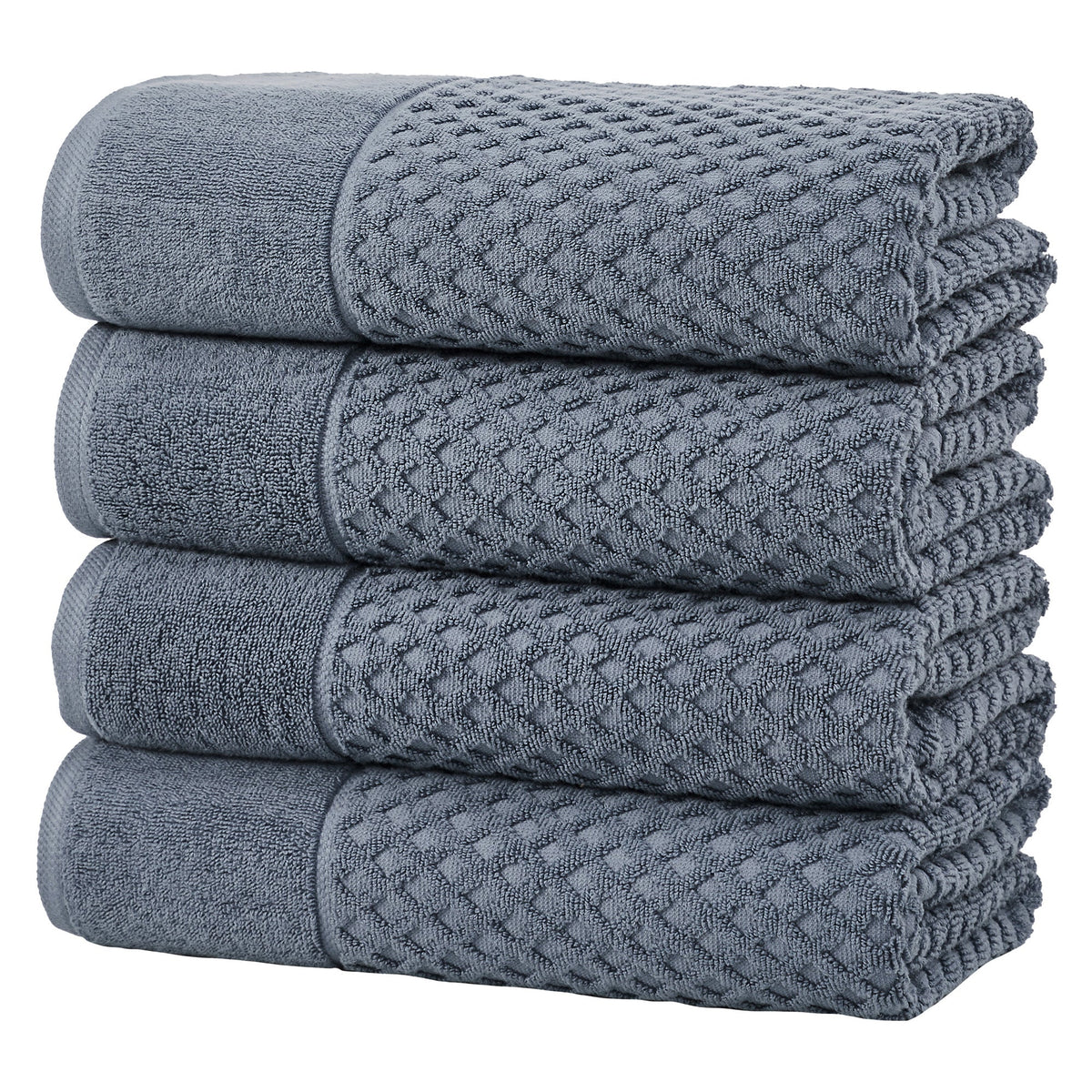 Grayson Cotton Diamond Bath Towel Collection