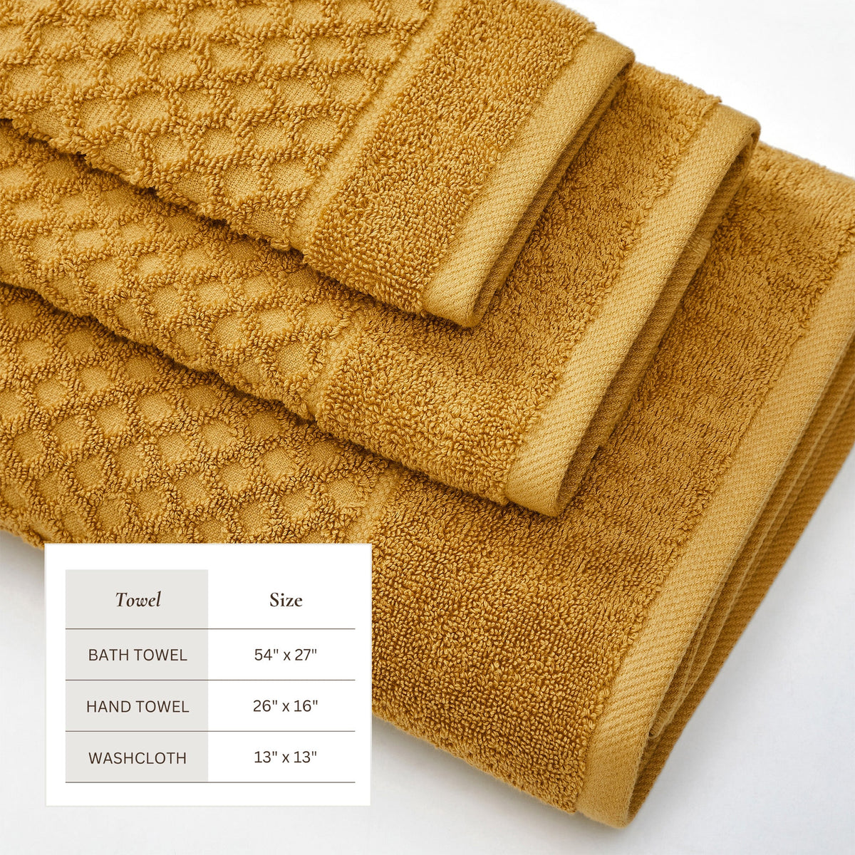 Grayson Cotton Diamond Bath Towel Collection