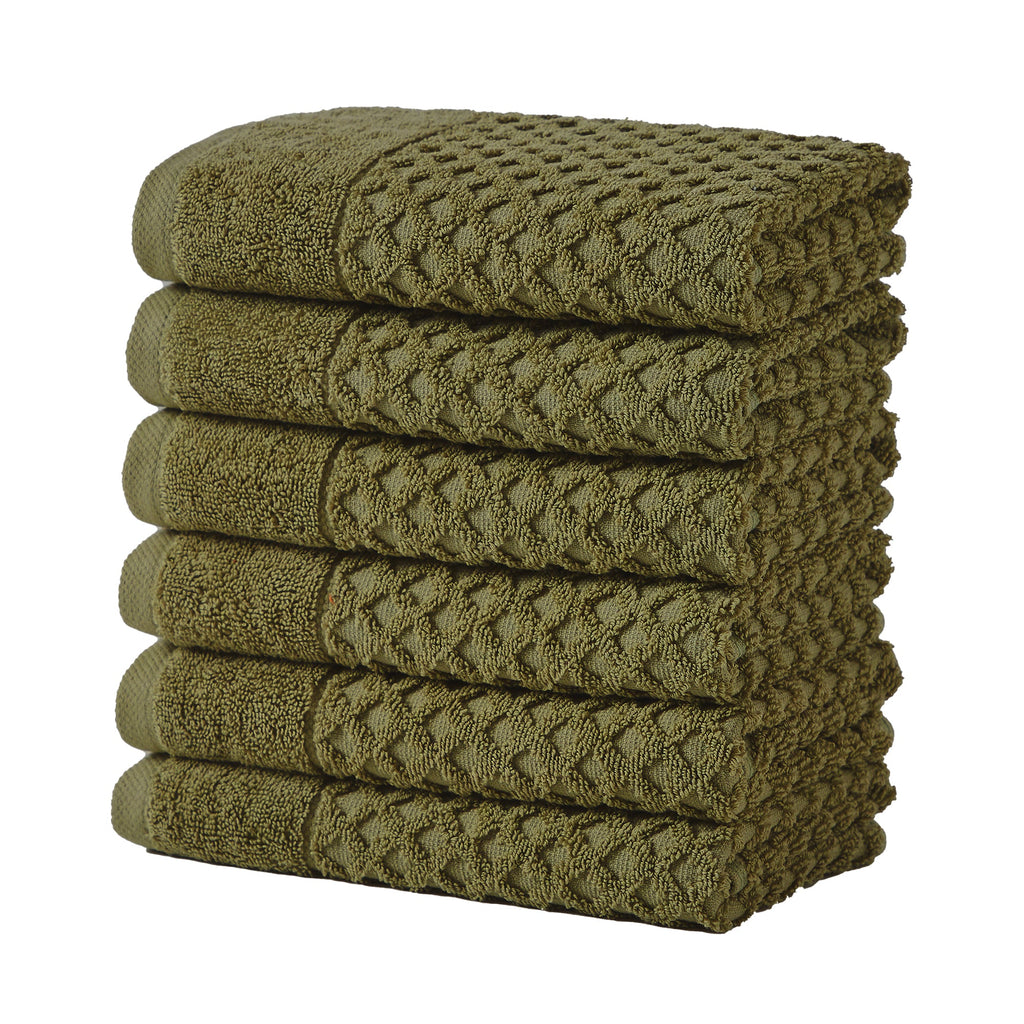 Grayson Cotton Diamond Bath Towel Collection