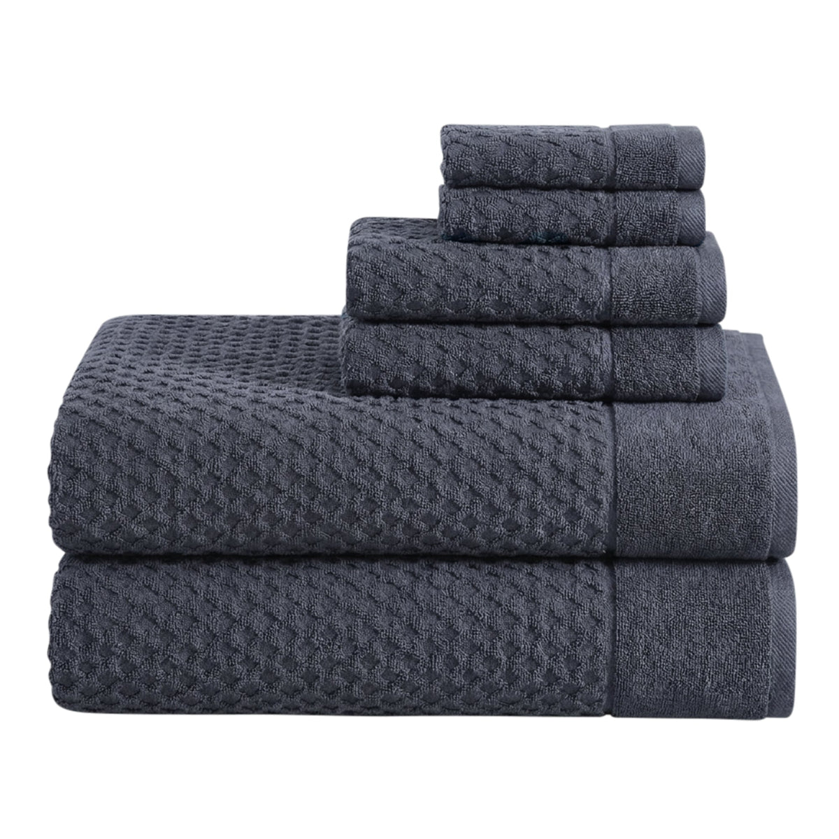 Grayson Cotton Diamond Bath Towel Collection