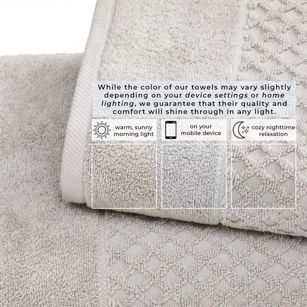 Grayson Cotton Diamond Bath Towel Collection