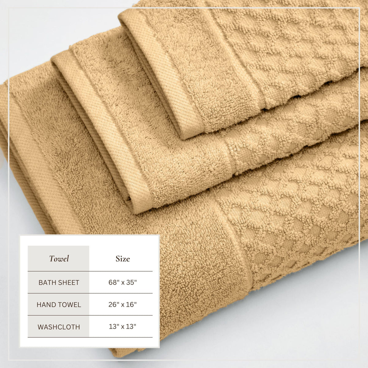 Grayson Cotton Diamond Bath Towel Collection