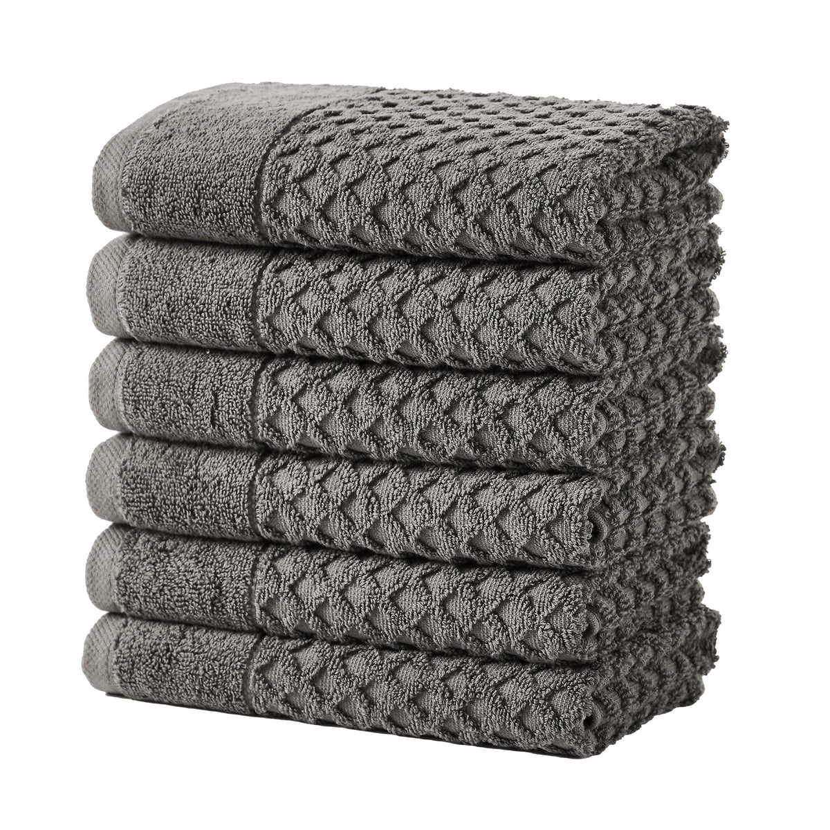 Grayson Cotton Diamond Bath Towel Collection
